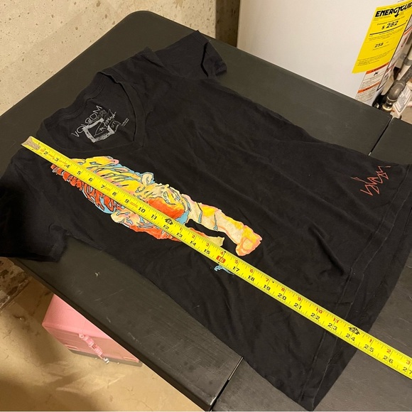 Volcom Matt French Tiger Womens Black Short Sleeve Shirt Size Small S Skater - Picture 8 of 8